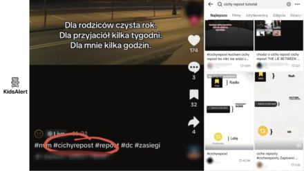 „Cichy repost” krzyk którego opiekun nie usłyszy